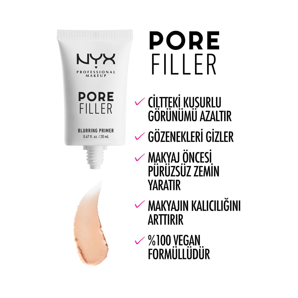 NYX Professional Makeup Pore Filler Base de teint Transparente