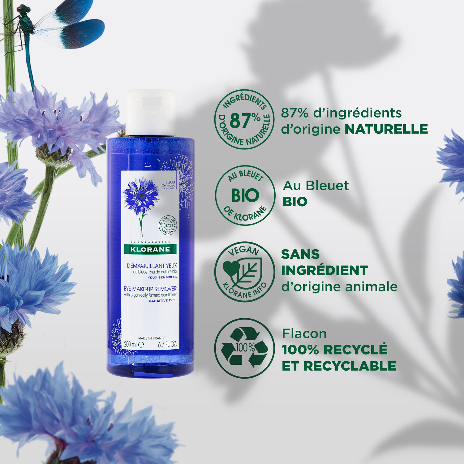 Bleuet Bio - Démaquillant Yeux