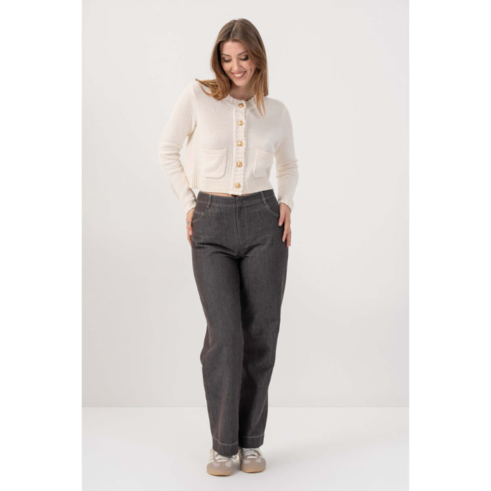 Kocca - Maglia con bottoni gioiello Donna