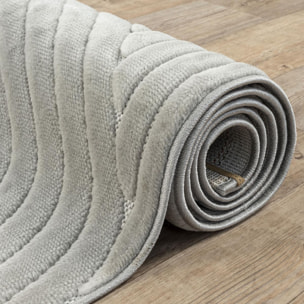 Tapis intérieur extérieur en relief ton sur ton FIRU