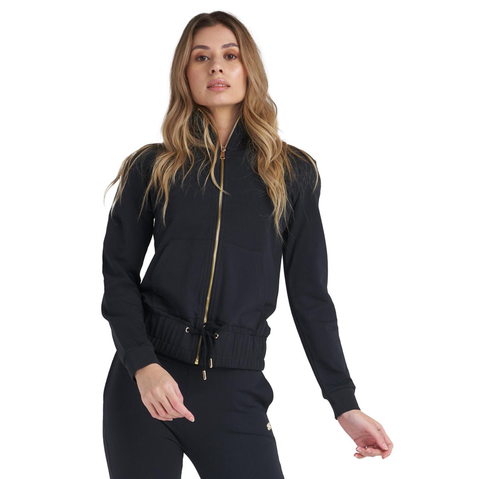 Chándal Chic Boxing para mujer con cuello alto y cremallera.