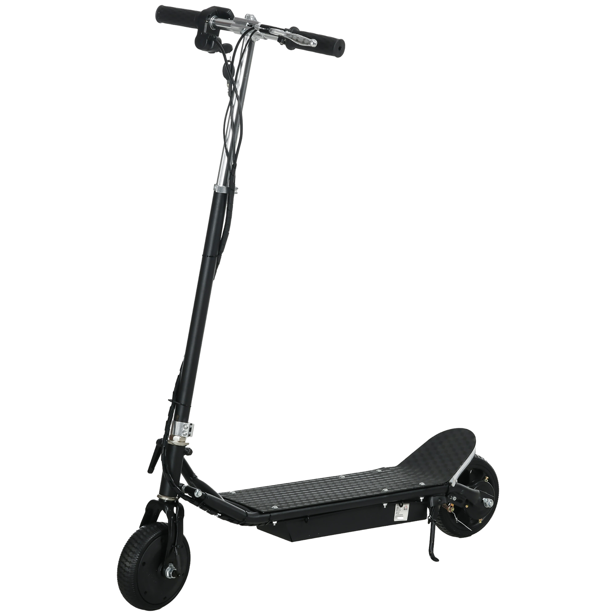 Trottinette électrique 150 W pliable réglable enfant 7-14 ans 14 Km/h max. autonomie 8 Km max. noir