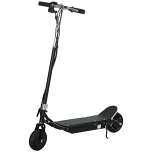 Trottinette électrique 150 W pliable réglable enfant 7-14 ans 14 Km/h max. autonomie 8 Km max. noir