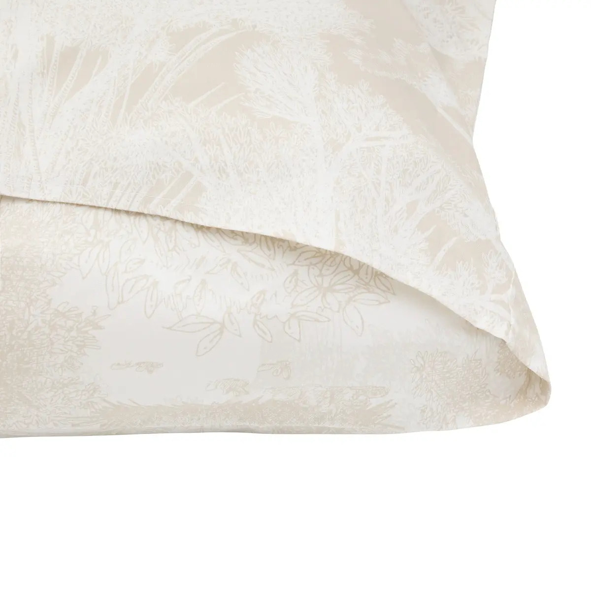 Parure de lit Jouy 220x240cm beige