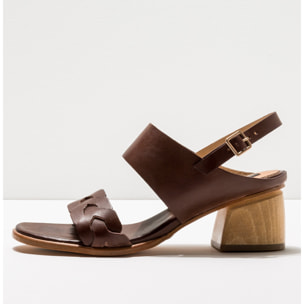 Sandalias S3144 RESTORED SKIN BROWN / VERDISO color Brown