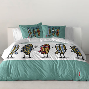 Funda nórdica QUILLAS - 100% algodón - 144 hilos -