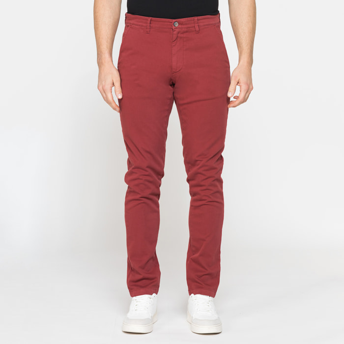 PANTALONE CHINO MOD. 617 IN GABARDINA ELASTICIZZATA