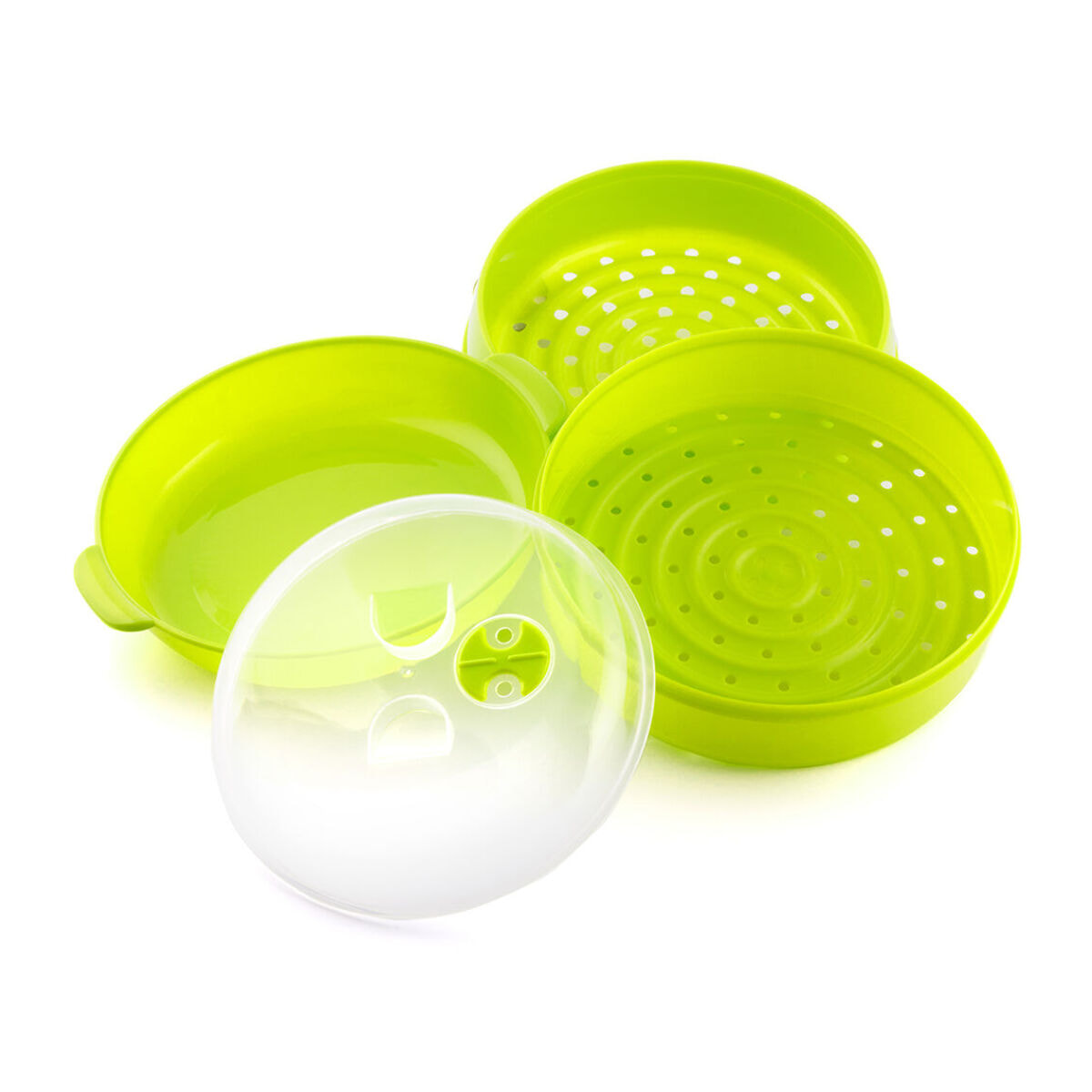 Vaporiera Doppia per Microonde Codowave InnovaGoods