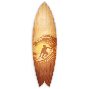 Planche de surf décorative Barrel Tableau alu Dibond
