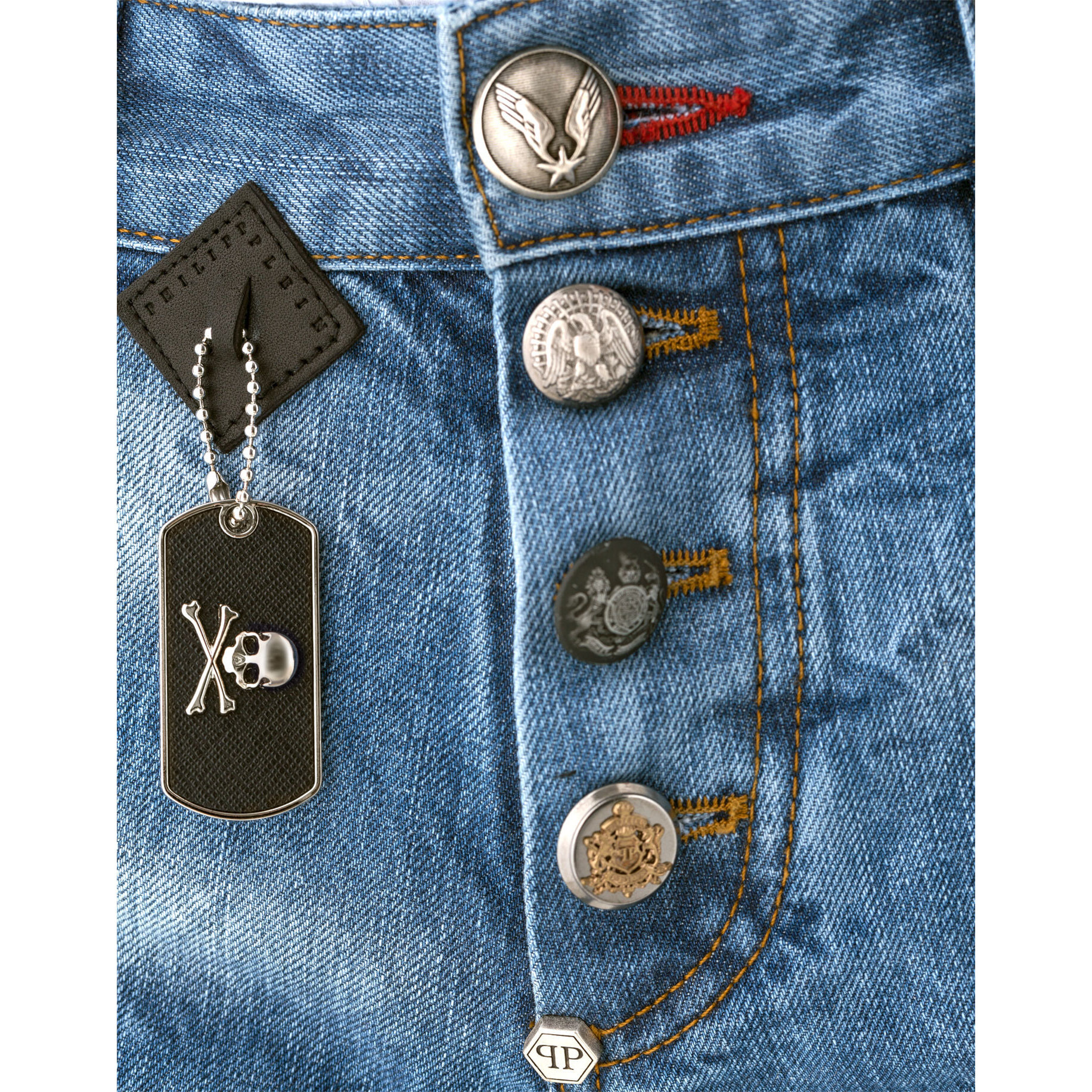 PHILIPP PLEIN straight cut "spin around"