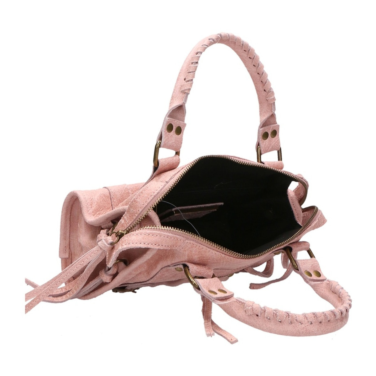 Borsa a spalla da donna - Modello Erisia - Vera pelle - 25.0 x 15.0 x 10.0 cm