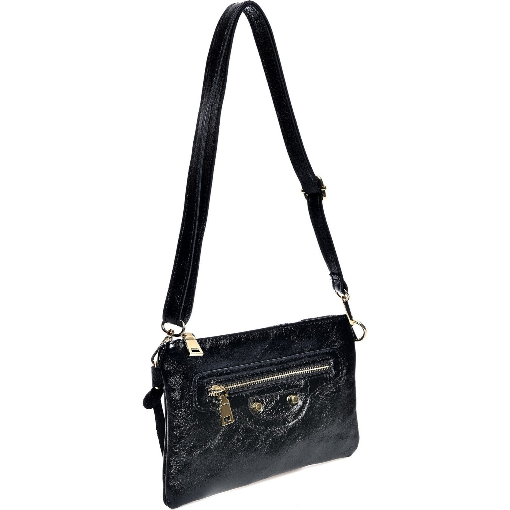 Borsa a spalla Anna Luchini Nero