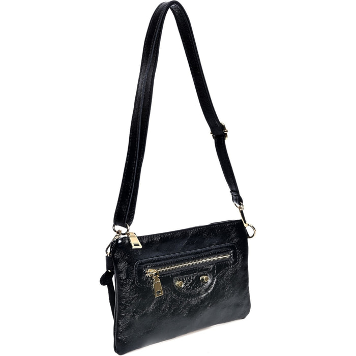 Borsa a spalla Anna Luchini Nero