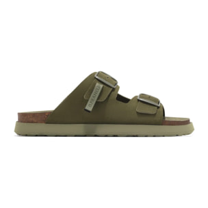 Sandalias Vibe Caqui Oscuro