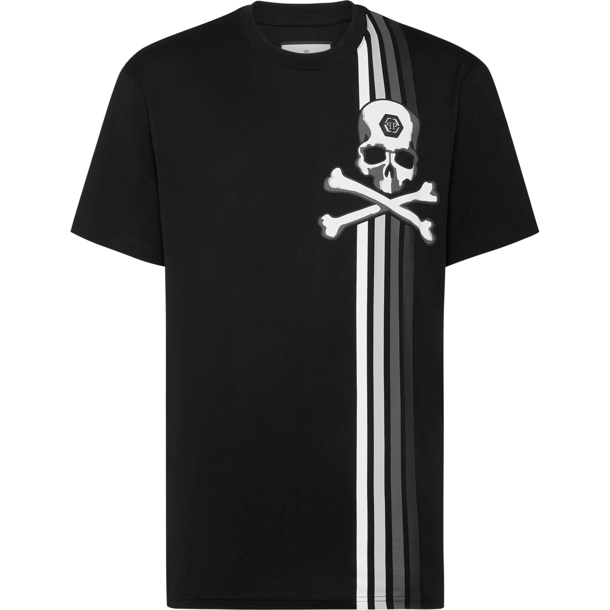 PHILIPP PLEIN T-Shirt Round Neck SKULL&BONES