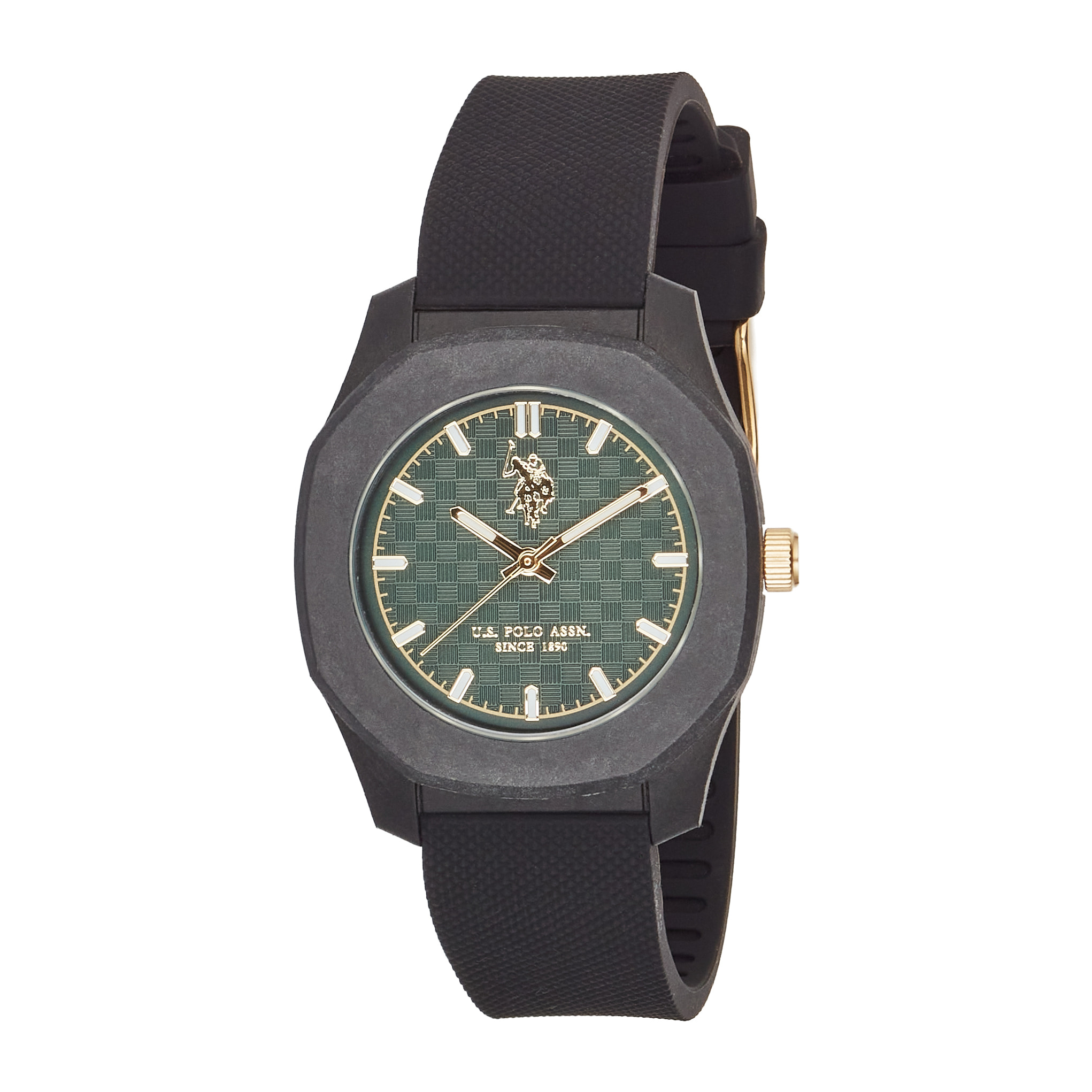 Orologio U.S. Polo Assn. in resina nera