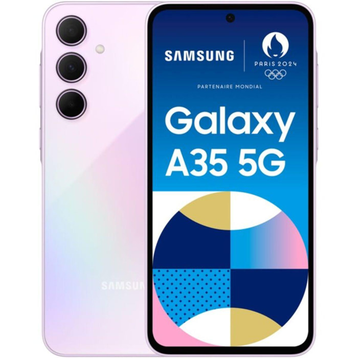Smartphone SAMSUNG Galaxy A35 Lilas 256Go 5G