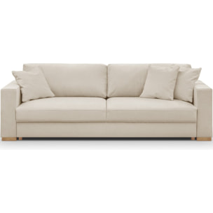 Canapé convertible 3 places en velours côtelé - ROBIN