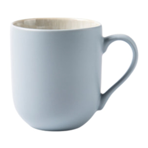 Lot de 2 mugs bleu - "Iris"