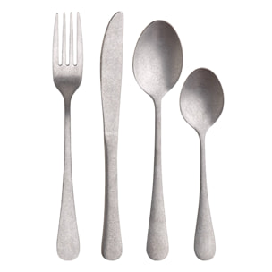 Set de 16 cubiertos san ignacio en acero inoxidable