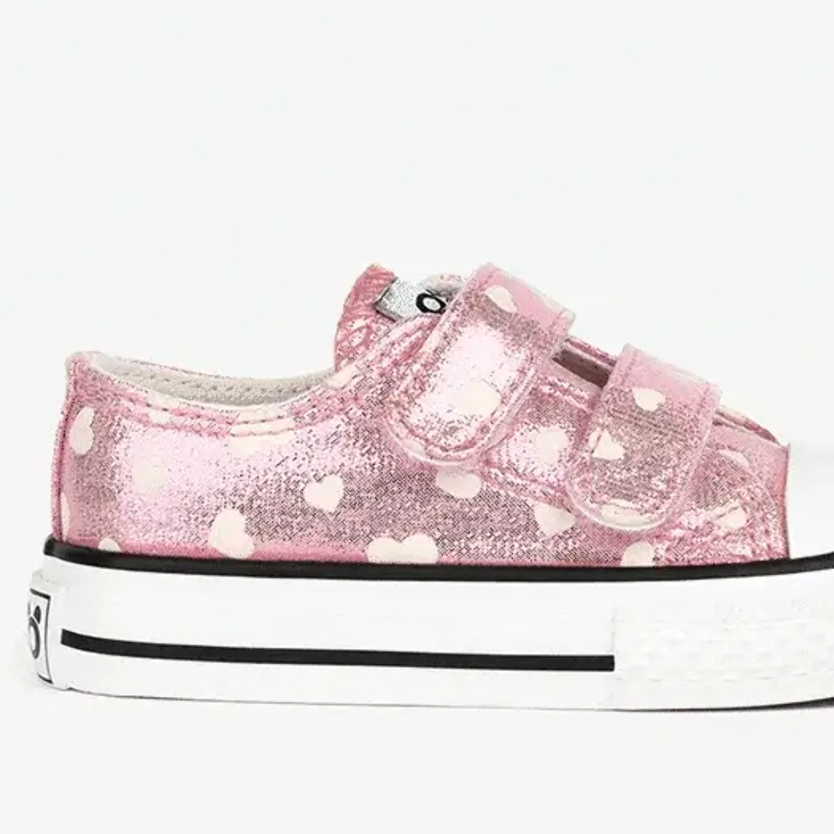 Zapatillas De Bebé Brillo Oscuridad Rosa