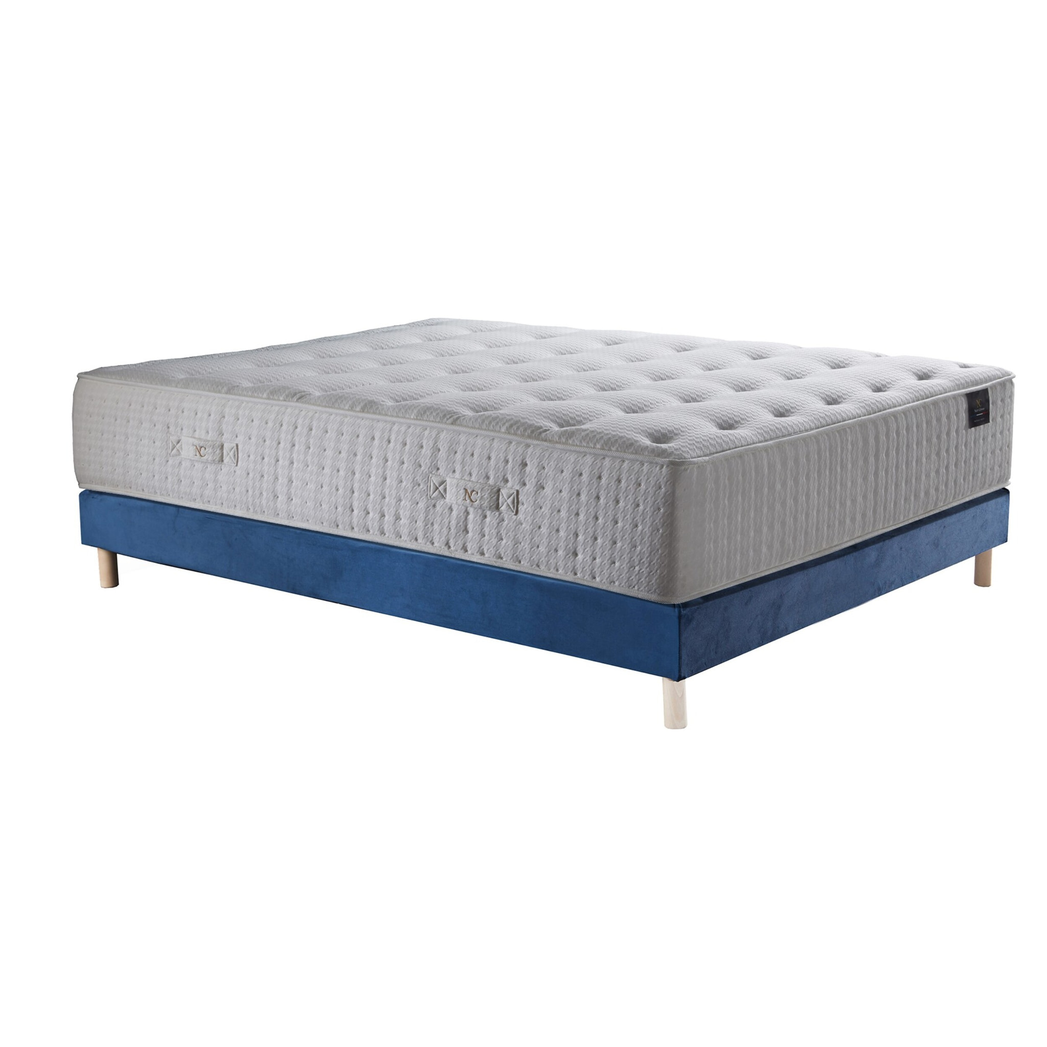 Ensemble matelas HELIOS + sommier tapissier INTEMPOREL