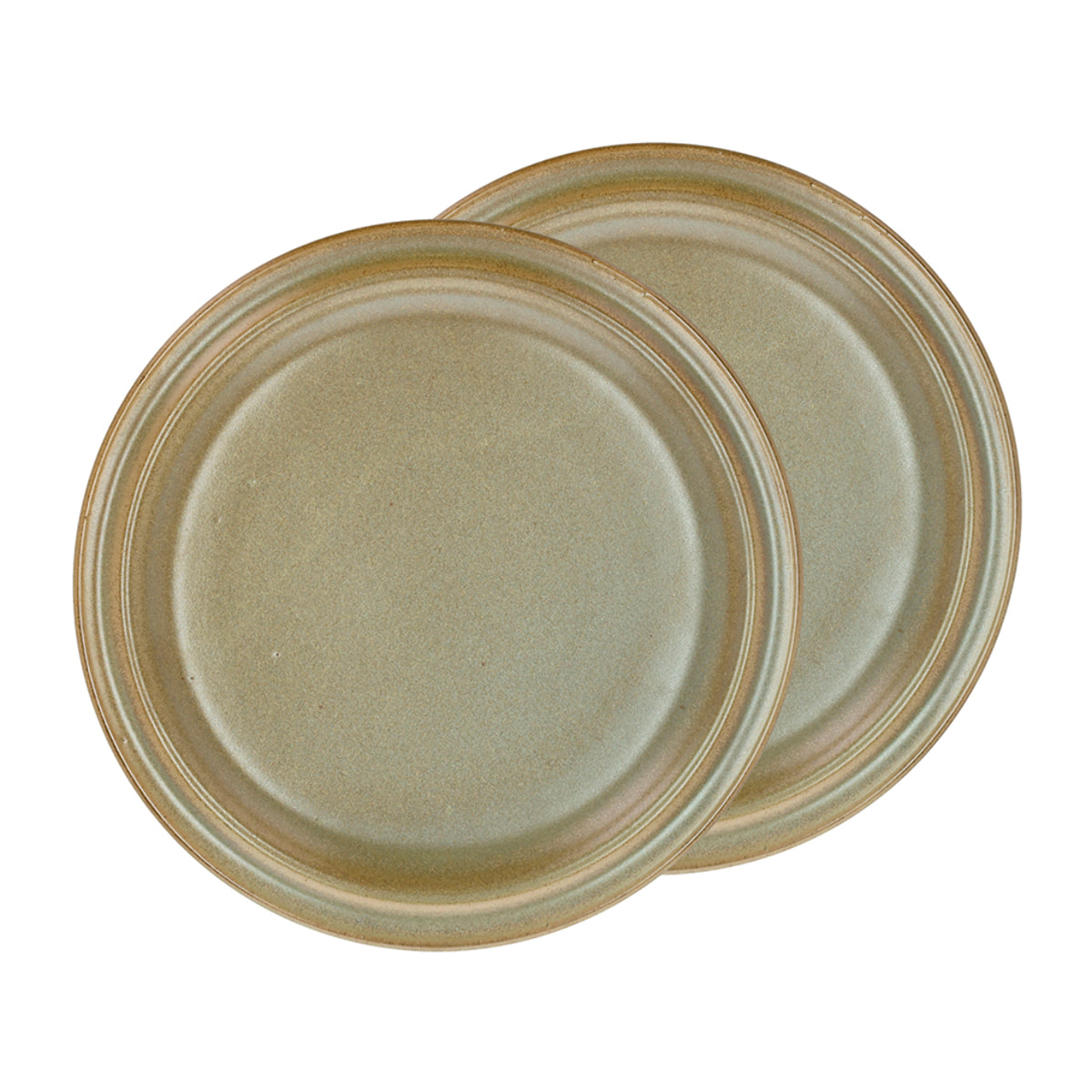 Set de 2 assiettes plates Evig D20 cm