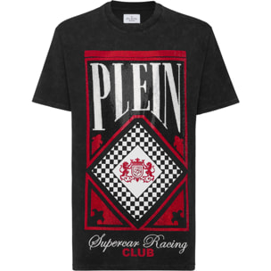 PHILIPP PLEIN T-Shirt Round Neck RACING