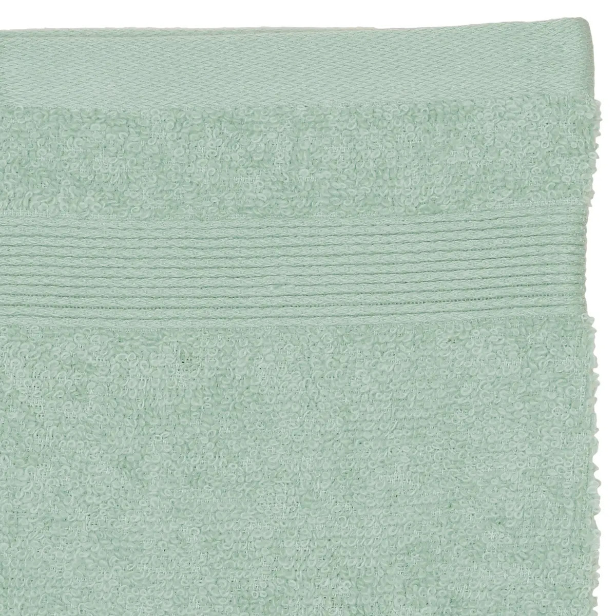 Lot de 2 gants de toilette vert 15x21cm