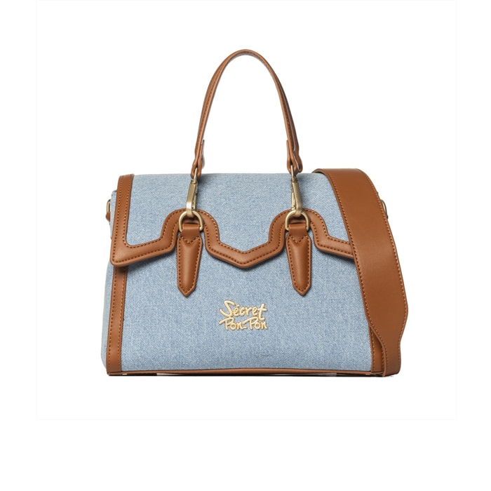 Borsa a mano da donna - Modello Valoria Chic - 100% poliuretano - 25.5 x 18.0 x 9.5 cm