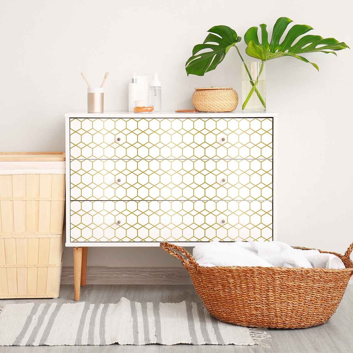 Sticker meuble scandinave lewih 40 x 60 cm