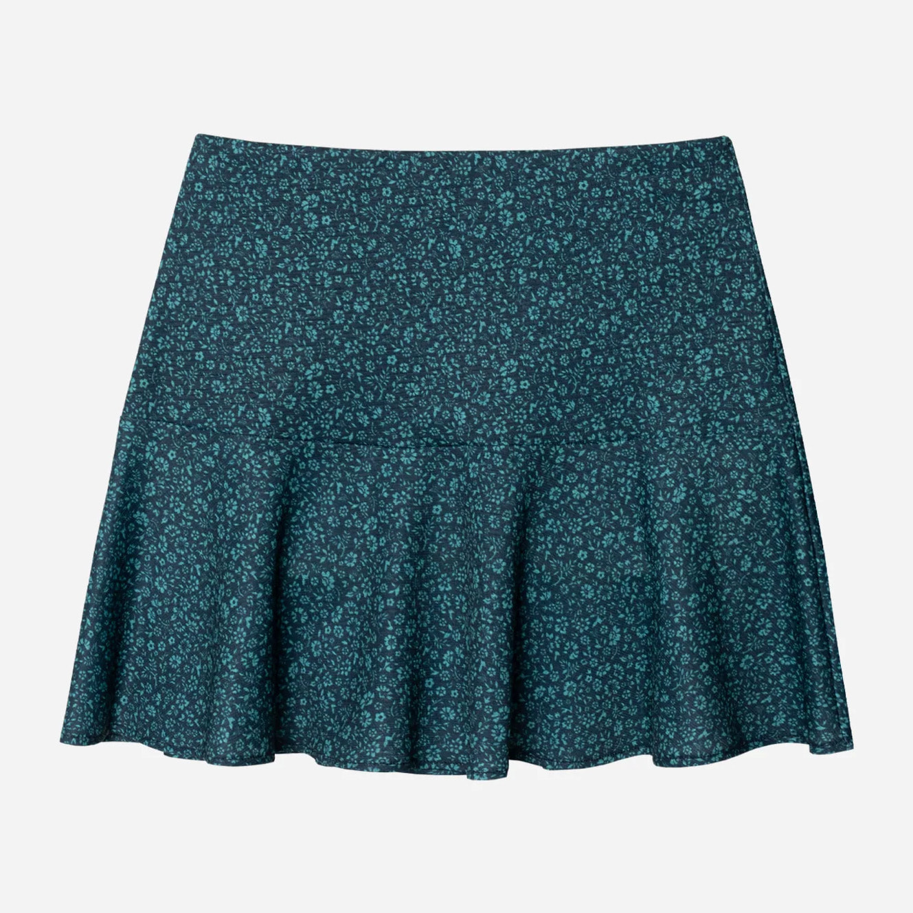 Falda corta estampado flores