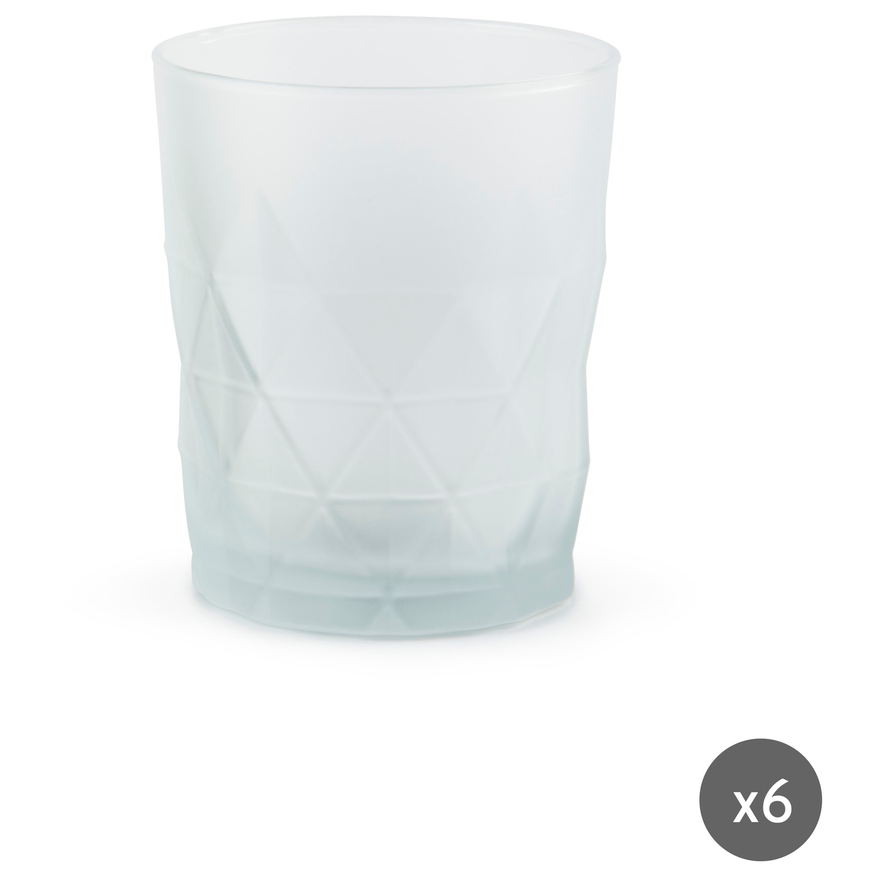 Lot de 6 verres Excelsa Luxor, verre, 34,5 cl, blanc