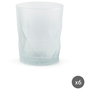 Lot de 6 verres Excelsa Luxor, verre, 34,5 cl, blanc