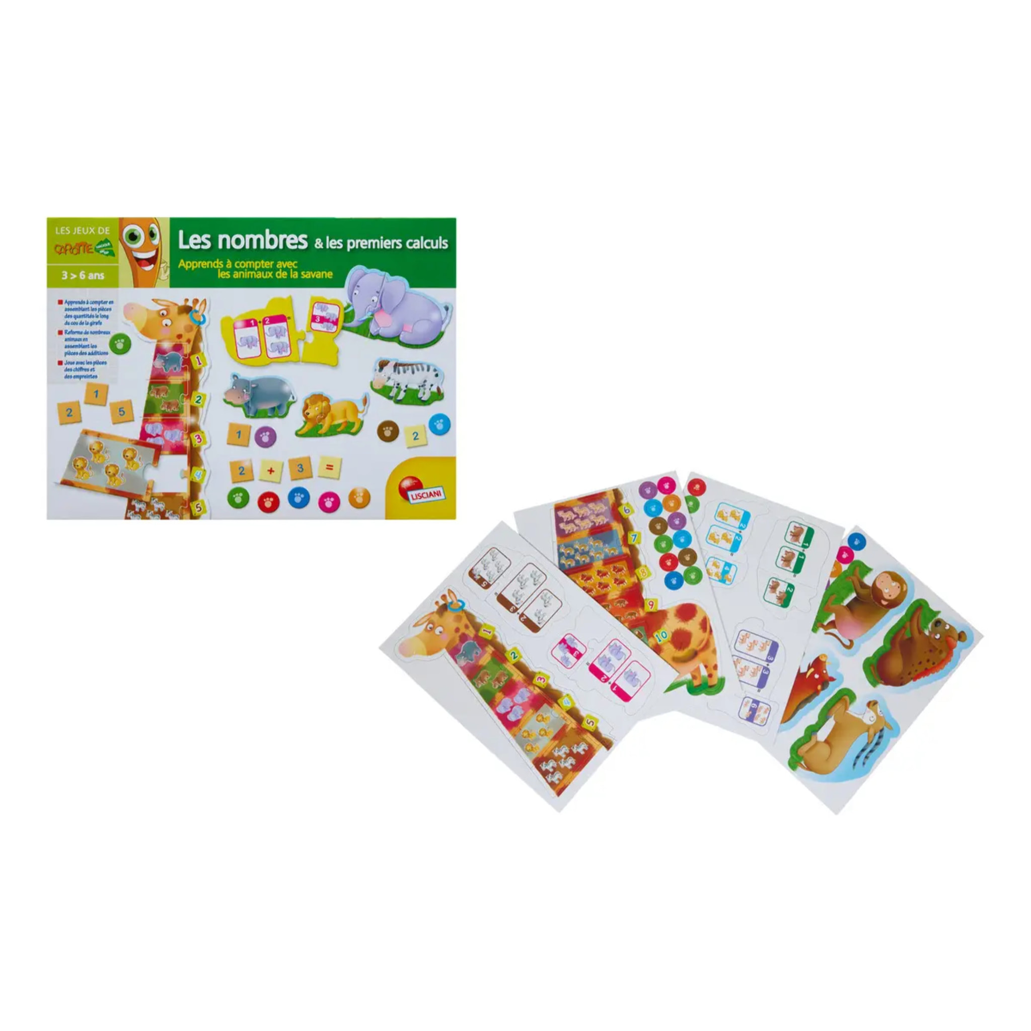 Jeu éducatif activités 3 - 6 ans assorti