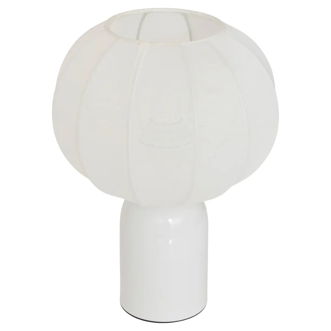 Lampe Tobie H33cm blanc