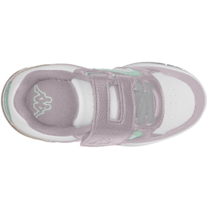 Kappa - Sneakers Bambino/a Grigio - Logo Manis 2.0 Ev Kid
