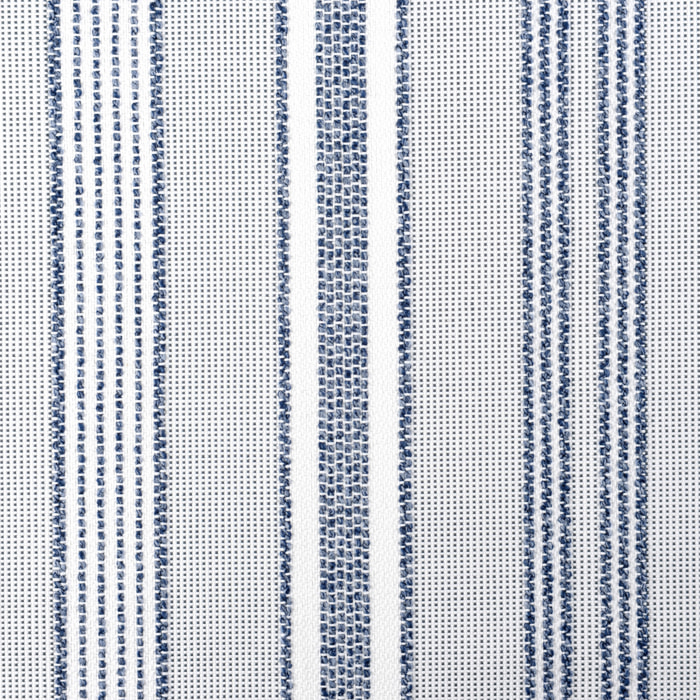 Rideau extérieur déperlant rayé - Bleu