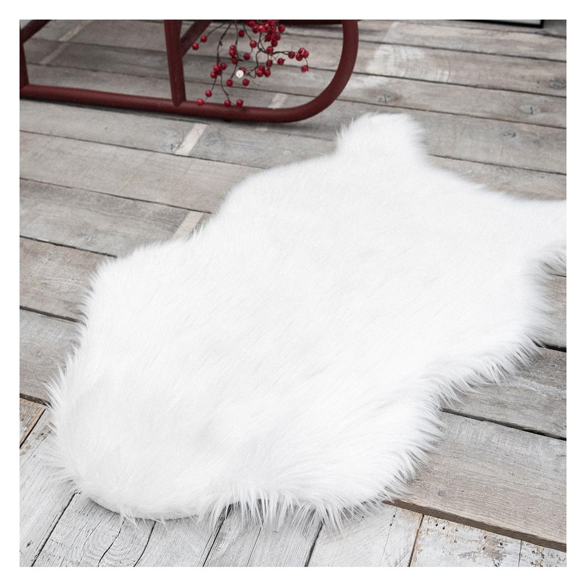 Tapis uni MOUNTAIN blanc