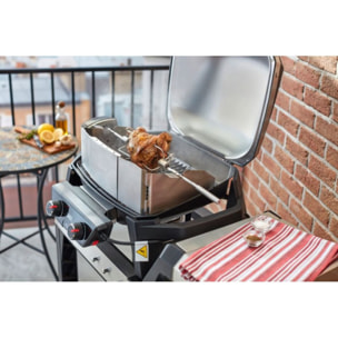 Tourne broche barbecue WEBER pour barbecue Pulse