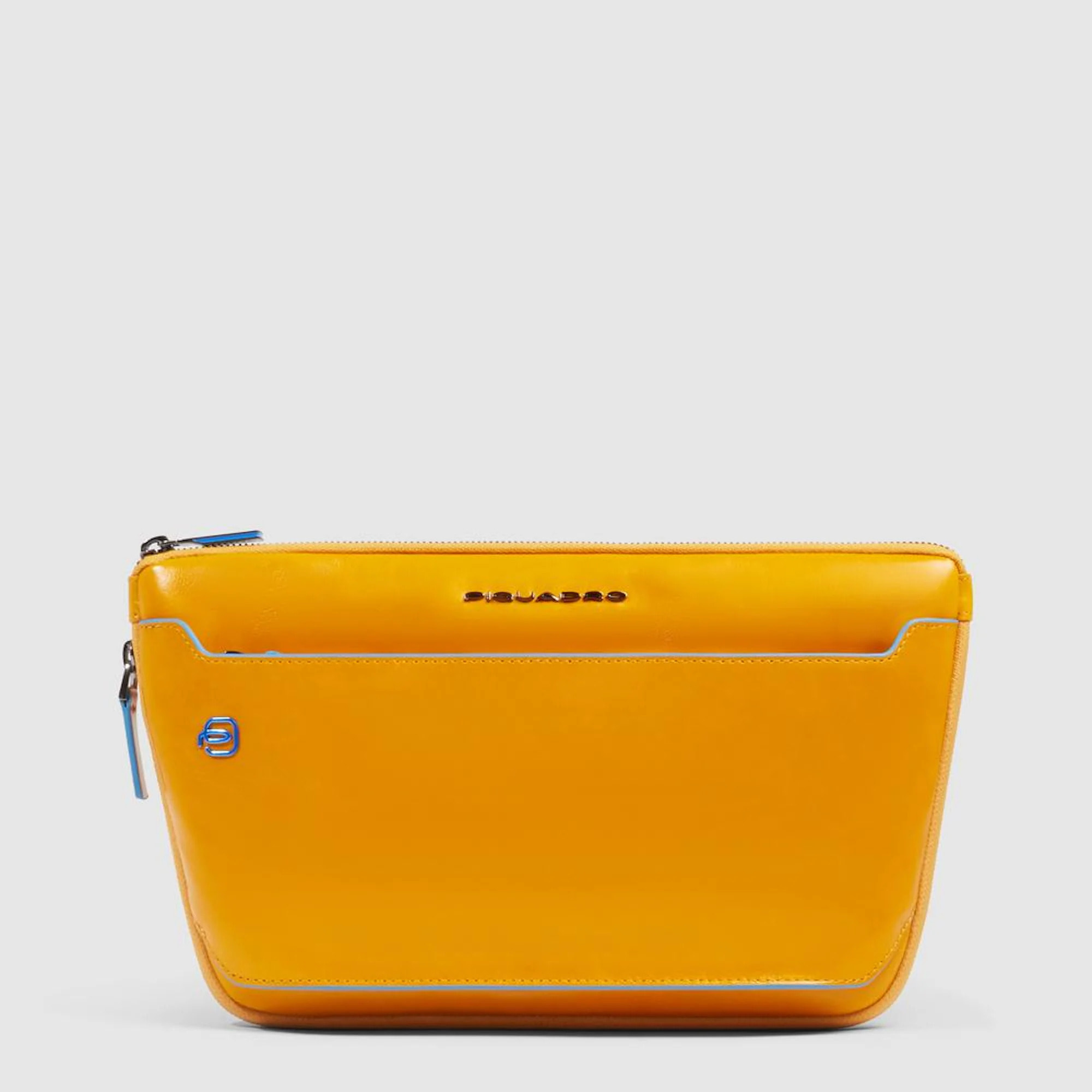 Piquadro Marsupio piatto espandibile in pelle con attacchi tracolla riposizionabili e tasca per AirPods®