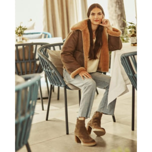 Botín MIERA Topo. Tacón: 7cm