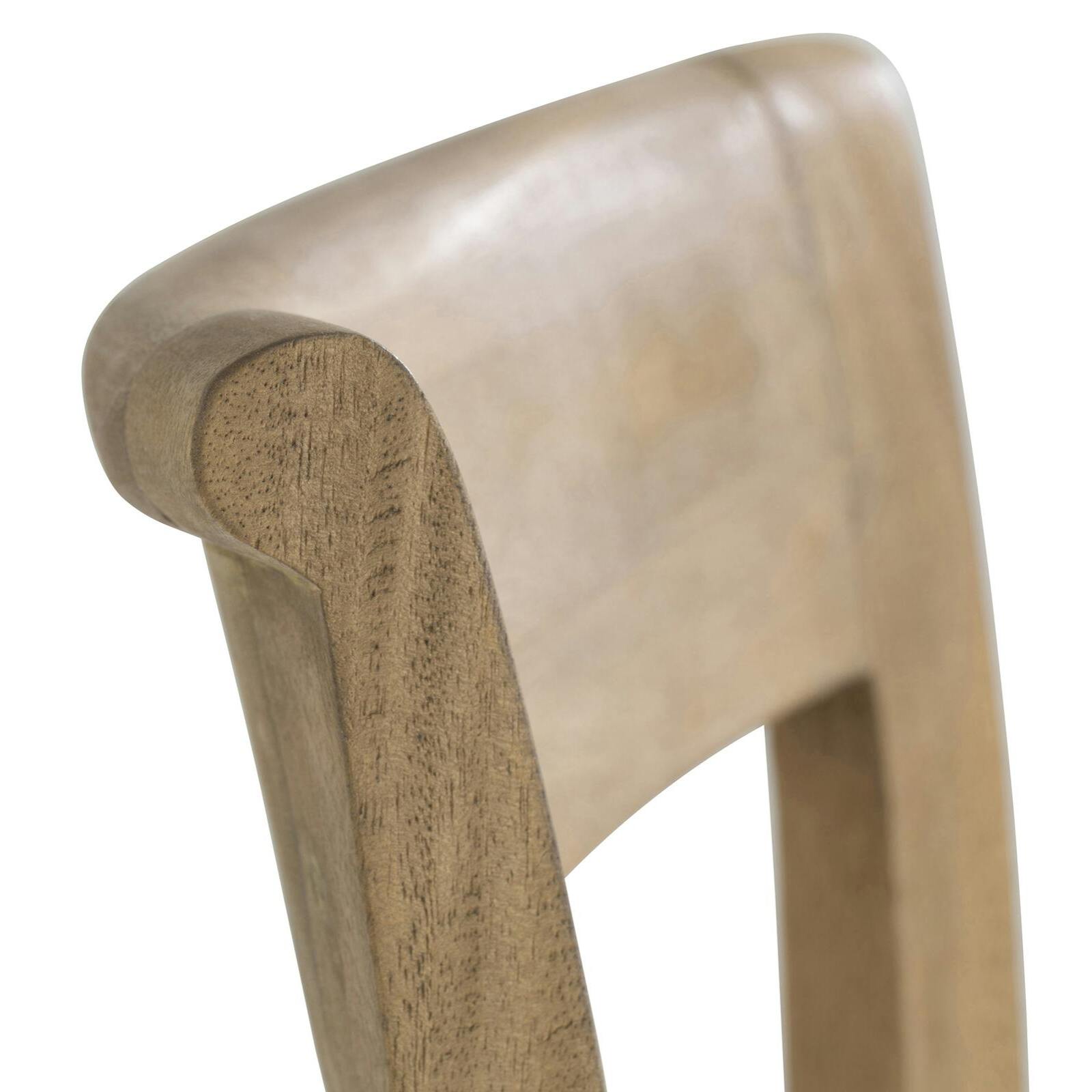 Chaise en tissu gris AMADEUS