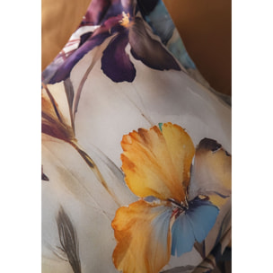 Parure housse de couette et taies oreiller 100% Satin de Coton imprimé