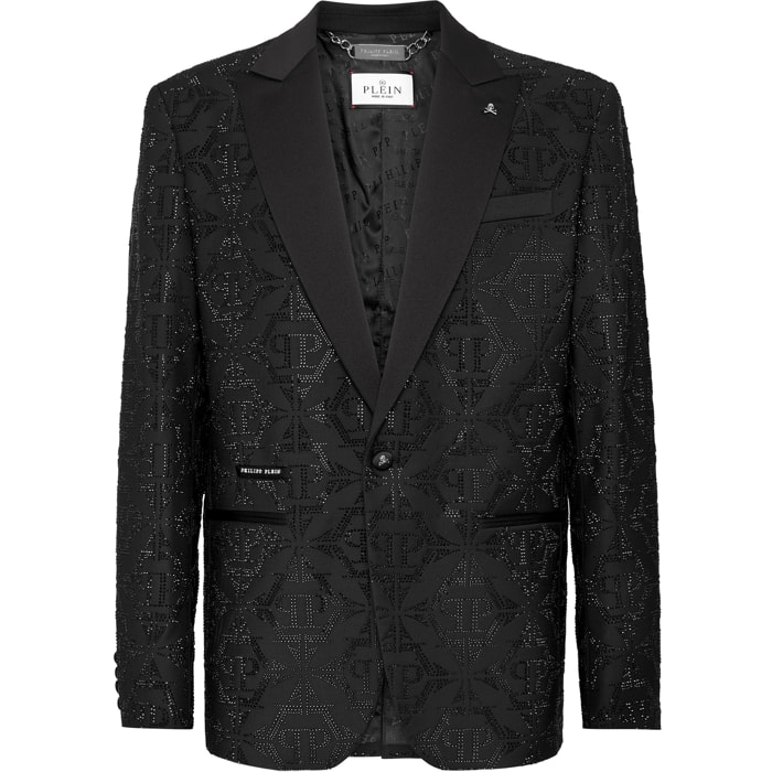 PHILIPP PLEIN Blazer de un botón Slim Fit HEXAGON