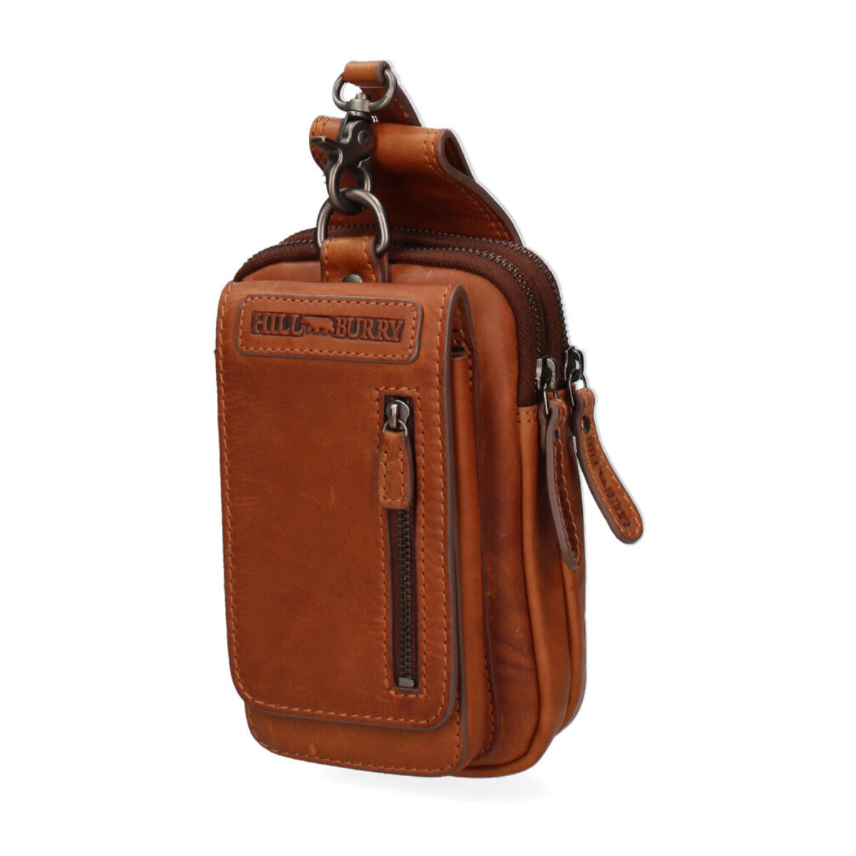 Borsa da cintura  da uomo In Vera pelle Made in Italy 23x14x7,5 cm