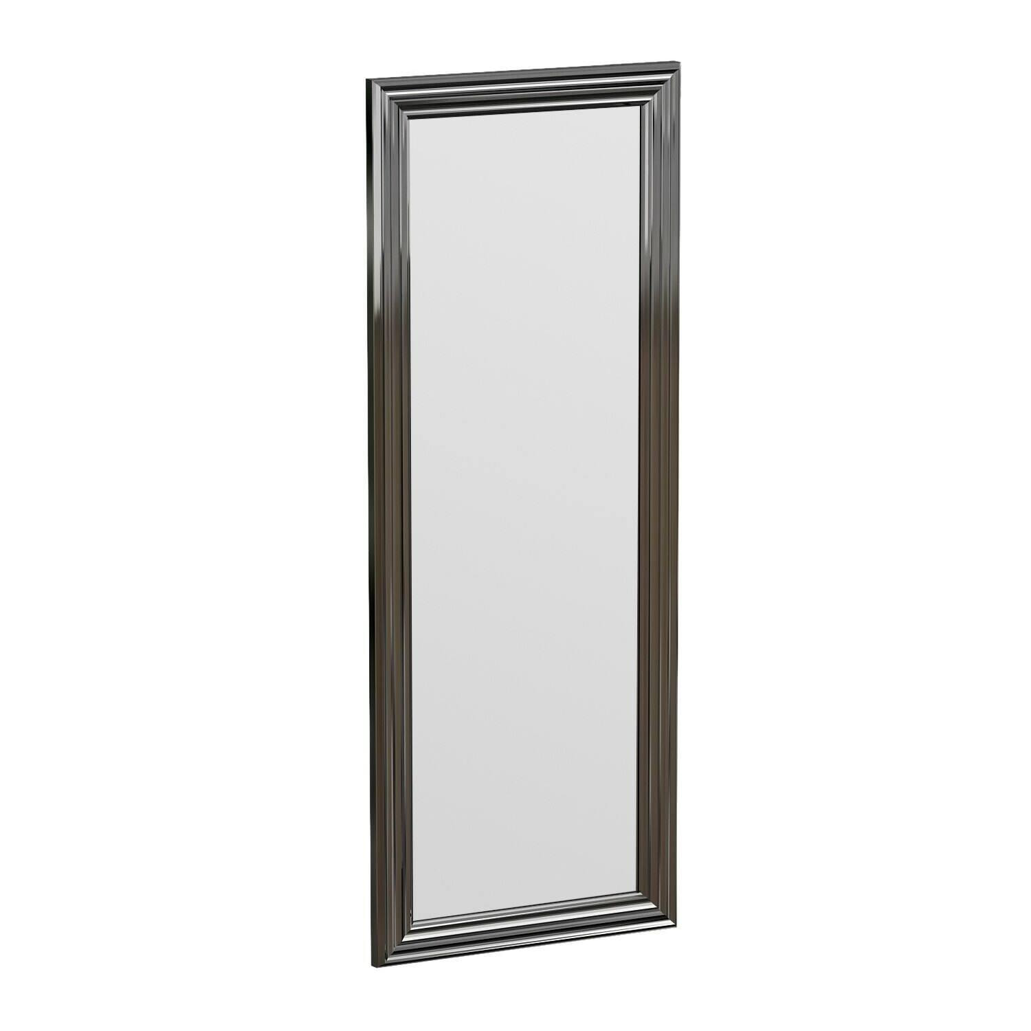 Specchio Dpresicc, Specchiera, Articolo d'arredo a muro, Decorazione con specchio, 40x3h105 cm, Argento