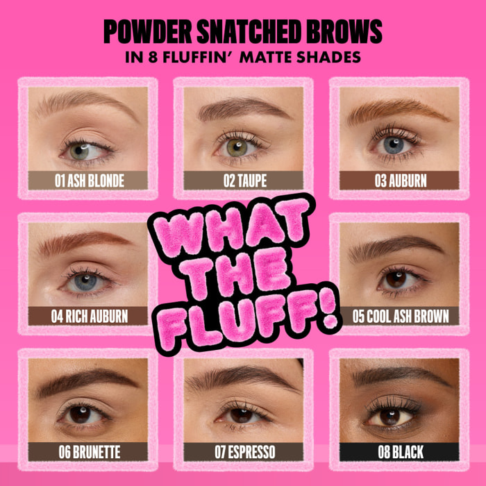 NYX Professional Makeup Fluff & Snatch Crayon Sourcil Précision Effet Poudré BRUNETTE