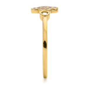Anillo Alsion acabado oro amarillo 18k