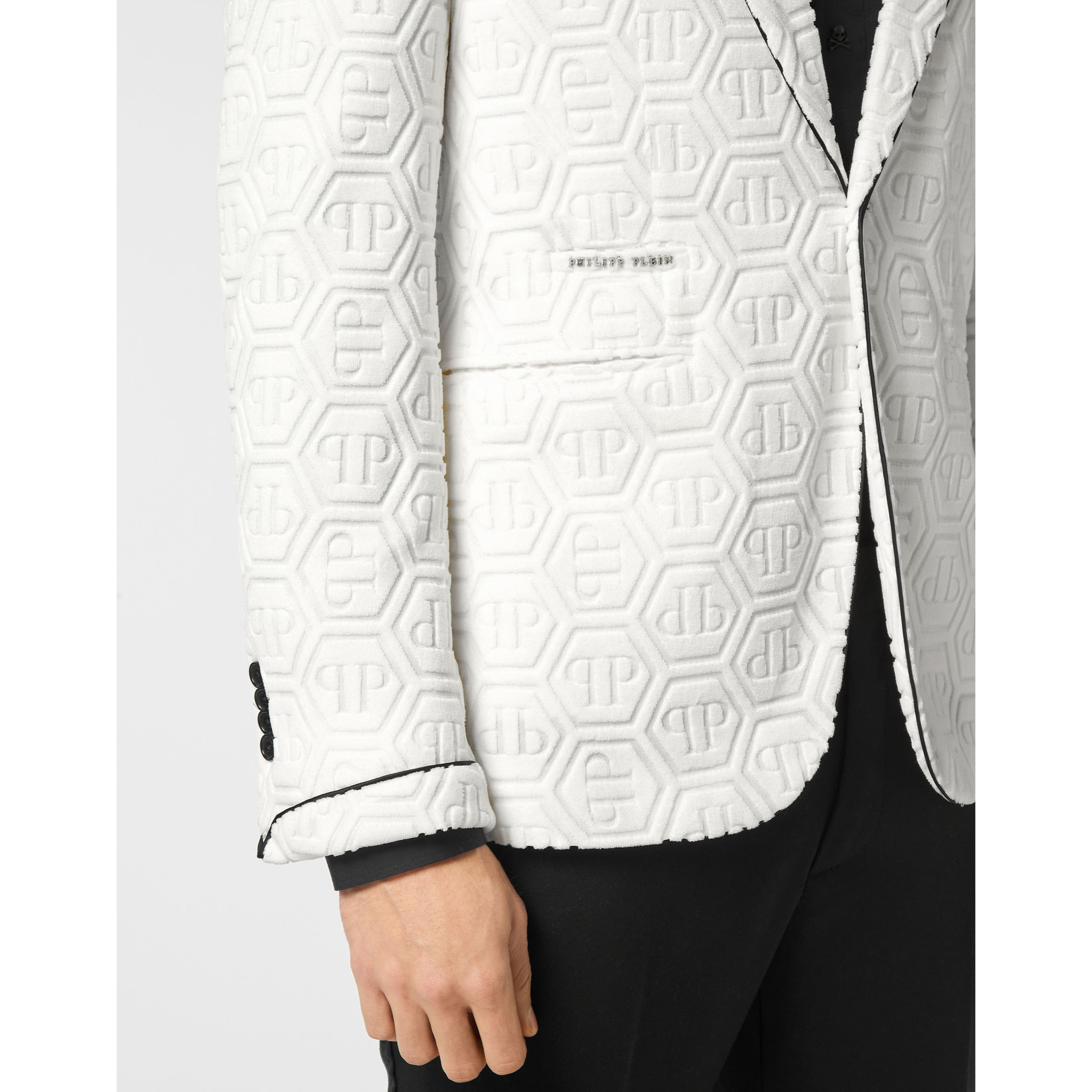 PHILIPP PLEIN One-Button Blazer Slim Fit MONOGRAM